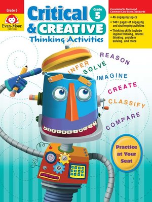 cover image of Critical and Creative Thinking Activities, Grade 5